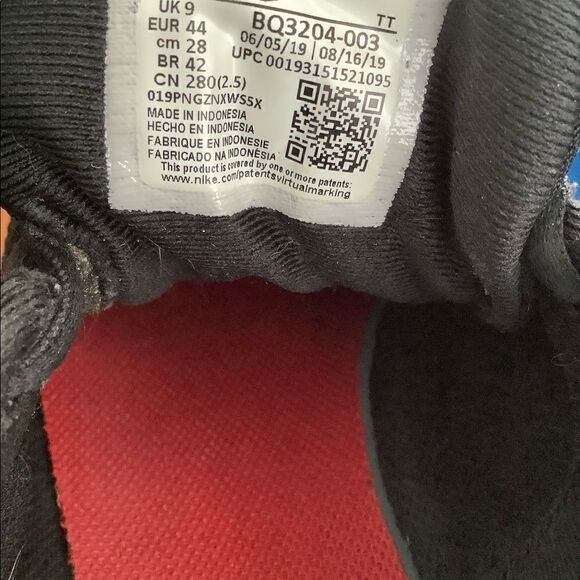Nike Mens Revolution 5 BQ3204-003 Black Red Running Shoes Sneakers Size 10 - Picture 8 of 8